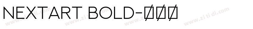 NEXTART Bold字体转换